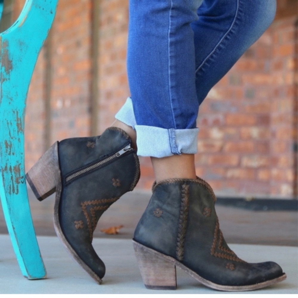 Liberty Black ankle boots